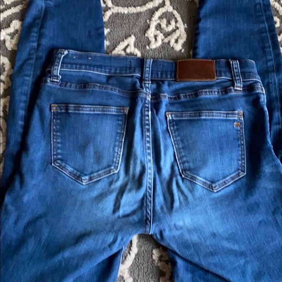 Madewell Cropped Skinny Jeans Medium Wash 27 waist - Picture 6 of 8